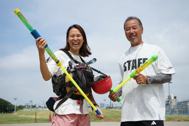 【夏休み限定！カヌスラパーク水あそびスポット！】

7/19～8/31夏休み期間限定！
カヌスラパーク水あそびスポットが登場します！

新しいアイテム「水鉄砲」を使って専用エリアでびしょ濡れになって遊ぶことができます！

大きなバケツに入っている水を使っていっぱい遊びましょう！

いつものイージーローラーやキックバイク、ブランコなども遊べます✨

着替えが必要な方は更衣室をご利用いただけますので、びしょ濡れになってこの夏を楽しみましょう！

《参加費》
1回20分500円
→おトクな回数券や1回60分券もあります！

《ご来場の皆様へ》
夏休み期間（7/19～8/31）カヌスラパークの開催期間は下記の通りです。
・7/19～8/31の土日祝
・お盆休み（8/13～8/17）
夏休み期間は猛暑の為、カヌスラパーク開催時間を11:00～16:00（最終受付15:40）へ変更します。

詳細はカヌー・スラロームセンター公式ウェブサイトをご確認ください。

#カヌースラロームセンター
#カヌスラ
#カヌスラパーク
#夏休み
#葛西
#葛西臨海公園